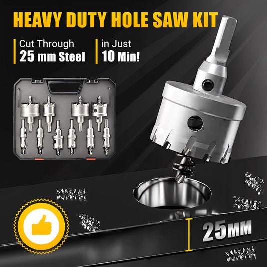 ⚙️ Carbide-Tipped Hole Cutter for Metal