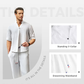 Fliwos Men's Trendy Cotton Linen Top & Pants Two-Piece Set🎉