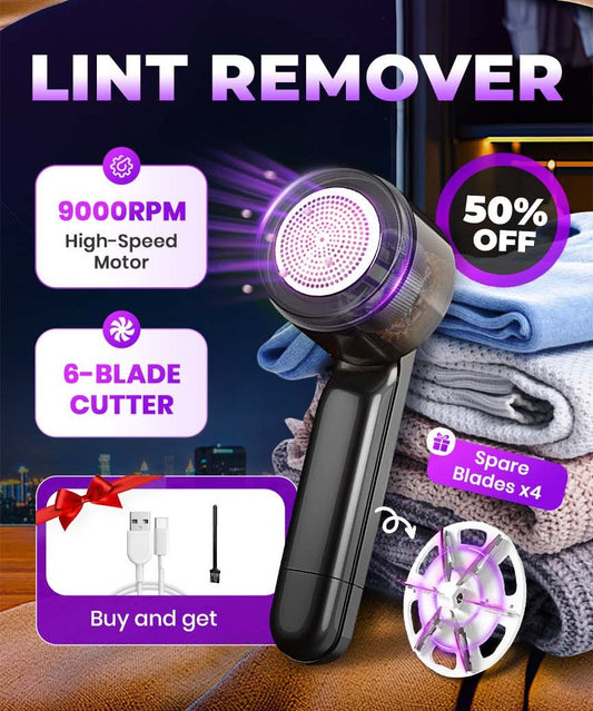 🔥Last Day Promotion - 50% OFF🎁 2 in 1 Electric Lint Remover