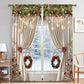 🔥While Supplies Last 40% OFF!🎉 Christmas Window Curtains 2-Piece Set for Home Decor