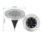 🔥Zonne-energie Grondlamp van Roestvrij Staal met 8 LED