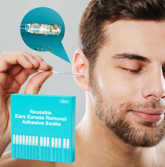 👂✨Reusable adhesive swabs for removing earwax