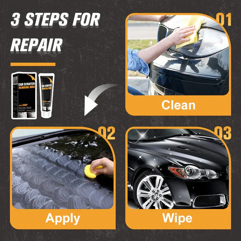 🚗💨 KAUFE 2, ERHALTE 1 GRATIS! Autolack-Polierpaste – Entfernt Kratzer & verleiht Hochglanz, für alle Lackfarben, schnelle Anwendung 🛠️✨