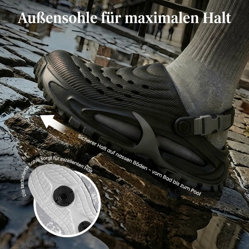 🌞 Sommerneuheiten – Jetzt bis zu 50% sparen! 💰Herren Zehentrenner mit Plateau & Doppelfarben – weiche Sohle, bequem & stylisch – ideal für Strand, Sport & Freizeit