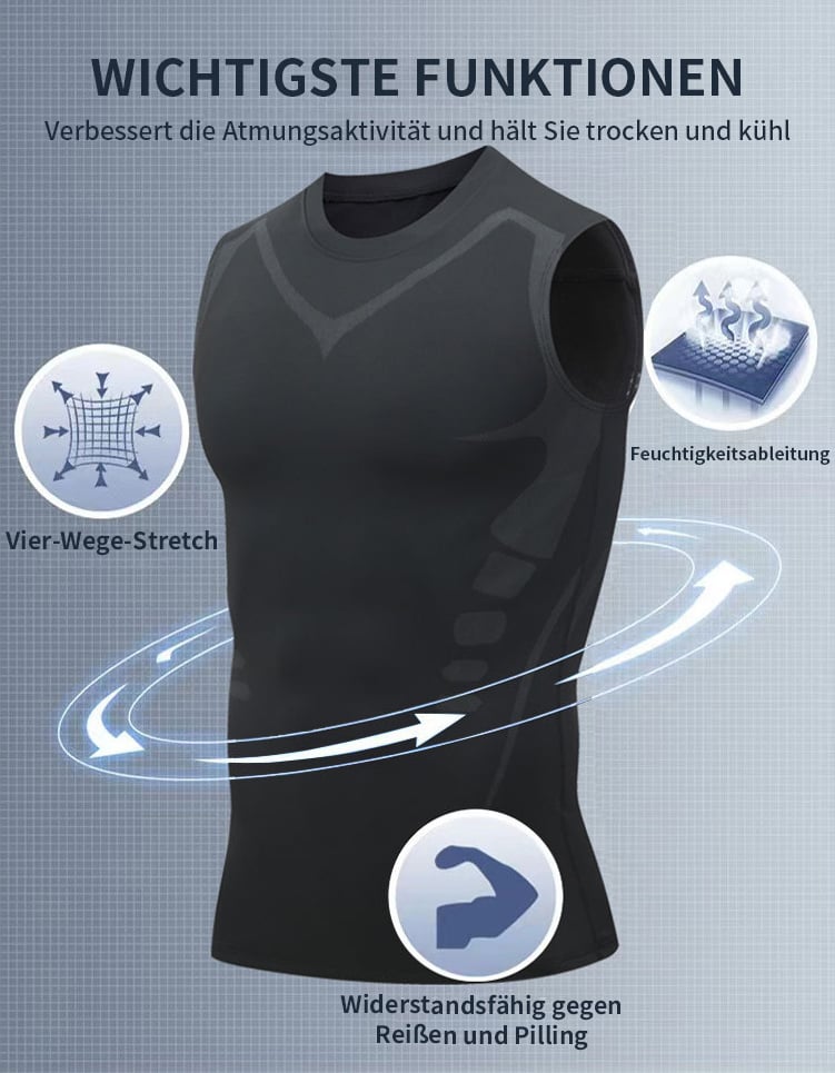 Herren Fitness-Tanktop – schnell trocknend, atmungsaktiv & elastisch – körpernah geschnitten für maximale Bewegungsfreiheit – ideal für Gym & Training💪🏋️‍♂️