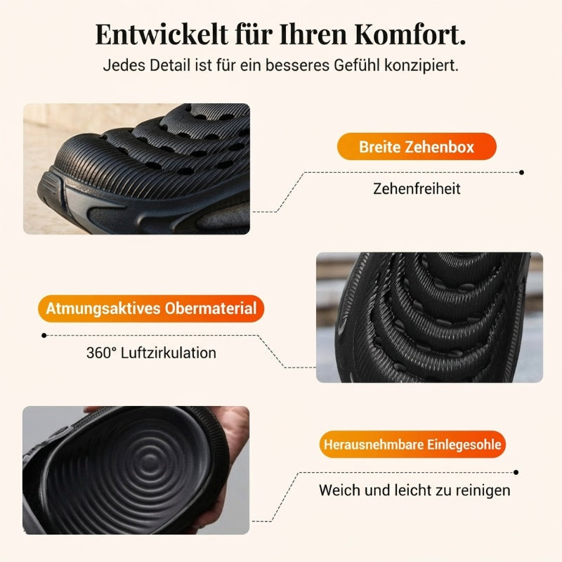🌞 Sommerneuheiten – Jetzt bis zu 50% sparen! 💰Herren Zehentrenner mit Plateau & Doppelfarben – weiche Sohle, bequem & stylisch – ideal für Strand, Sport & Freizeit