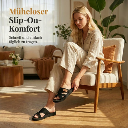 👡✨ 50% RABATT! Stilvolle Slide-Sandalen mit Kreuzband für Damen – Leicht, bequem & perfekt für Sommer & Alltag 🌸