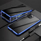 Magnetisch iPhone-hoesje met anti-spiegelglas en metaal