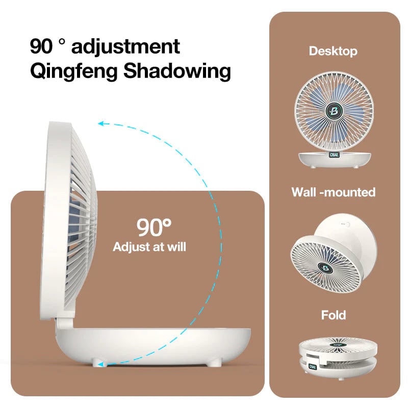 🌀🔥 50% RABATT! Tragbarer Mini-Ventilator – handlich, leise, perfekt für Reise, Büro & Zuhause. ☀️💨