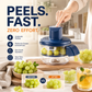 Transparent Electric Fruit and Vegetable Peeler