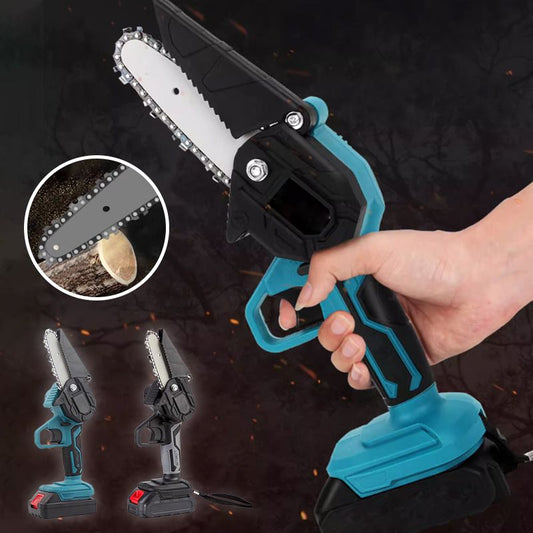 ⚡🪚Powerful Mini 6-inch Cordless Electric Chain Saw ✈️ free shipping