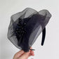 Vintage Organza Fascinator Headband