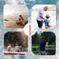 Portable pen style ice fishing rod set