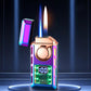 🔥2025 New Product Listing🔥Multi-Functional Dual Flame Lighter with Colored Lights