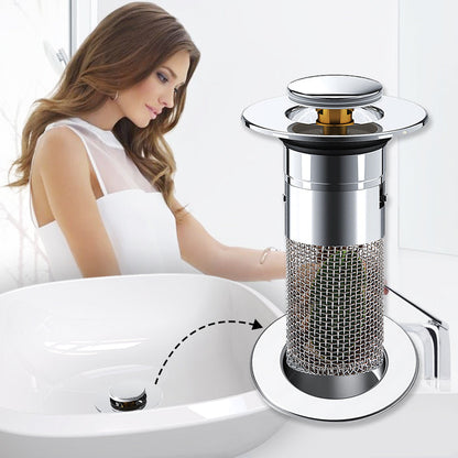 💥Universal Pop-up Sink Drain Filter（BUY 3 GET 5 FREE）