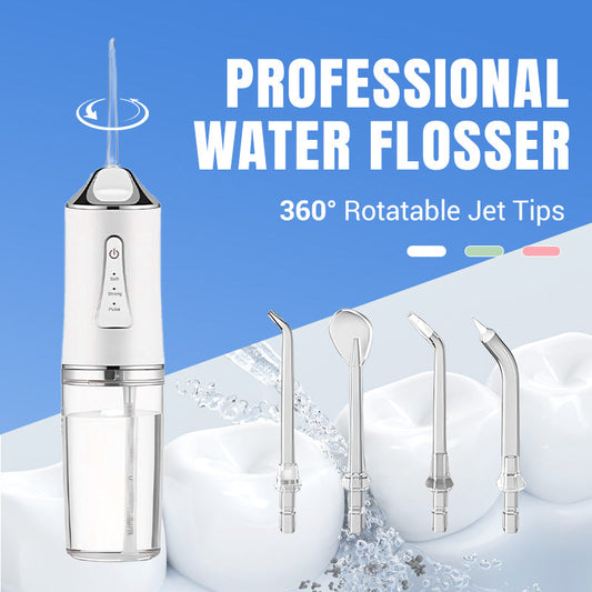 🦷✨Water flosser portable teeth cleaner travel toothbrush portable oral dental floss irrigator