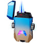 🎅Xmas Sales - 32% OFF🎄 Cool Decompression Gyro Double Straight Punch Lighter