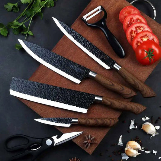 🔥🖤Black Friday Sale:31% OFF🔥German Professional Chef's Knife Set - 6 Pcs Set