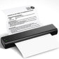 Portable wireless printer, ideal for on the go, D810 Bluetooth thermal printer, supports US letter paper size 8.5 x 11 inches, including printers for tattoo studios and offices.
