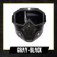 HD Anti-fog Detachable Full Face Goggles（Anti-Glare, Anti-Ultraviolet Radiation, Anti-Dust）