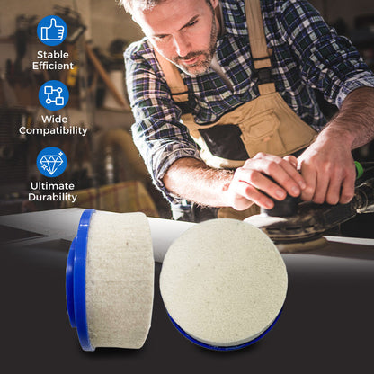 🔥Multi-Functional High-Density Felt Polishing Wheel Disc