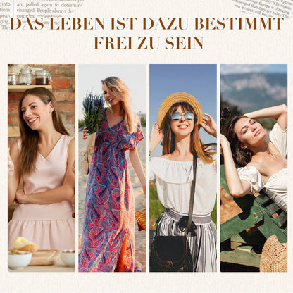 Damen-Jumpsuit mit V-Ausschnitt, kurzen Ärmeln und weitem Bein