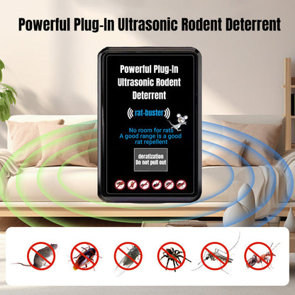 🎁Hot Sale 49% OFF✨Powerful Plug-In Ultrasonic Rodent Deterrent