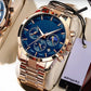 ⚖️ Men’s Quartz Stainless Steel Watch⌚