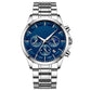⚖️ Men’s Quartz Stainless Steel Watch⌚