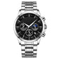 ⚖️ Men’s Quartz Stainless Steel Watch⌚