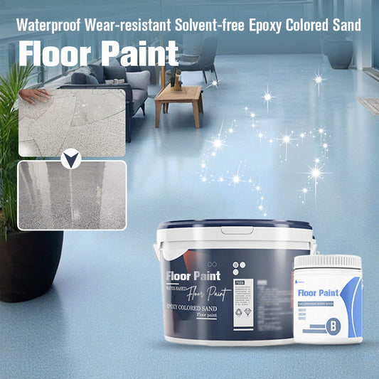 ✨New Product Listing💥 55% off for a limited time❗️Waterproof Wear-resistant Solvent-free Epoxy Colored Sand Floor Paint~All Products✈️Free Shipping 📦