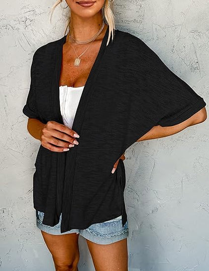 🌼 SOMMER-SONDERANGEBOT 50% RABATT! ✨Damen Freizeit-Oberhemd in einfarbigem Design – locker, leicht & vielseitig – ideal über Tops oder als leichte Jacke für Sommer & Alltag