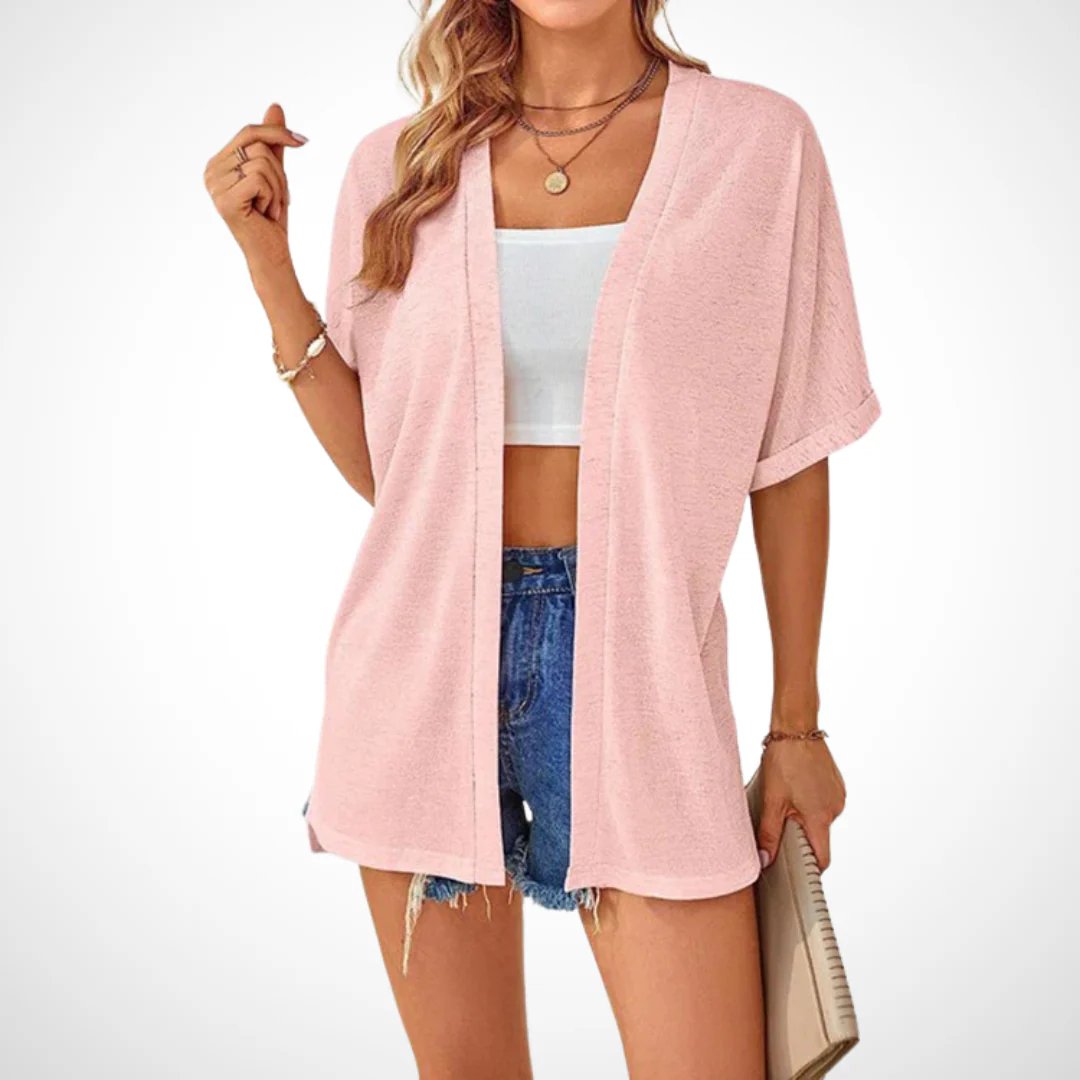 🌼 SOMMER-SONDERANGEBOT 50% RABATT! ✨Damen Freizeit-Oberhemd in einfarbigem Design – locker, leicht & vielseitig – ideal über Tops oder als leichte Jacke für Sommer & Alltag