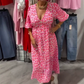 💖Limited Sale 49% OFF💖Women's V-Neck Printed Dress