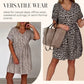 🔥Women's Casual V-Neck Short Sleeve Dress🔥