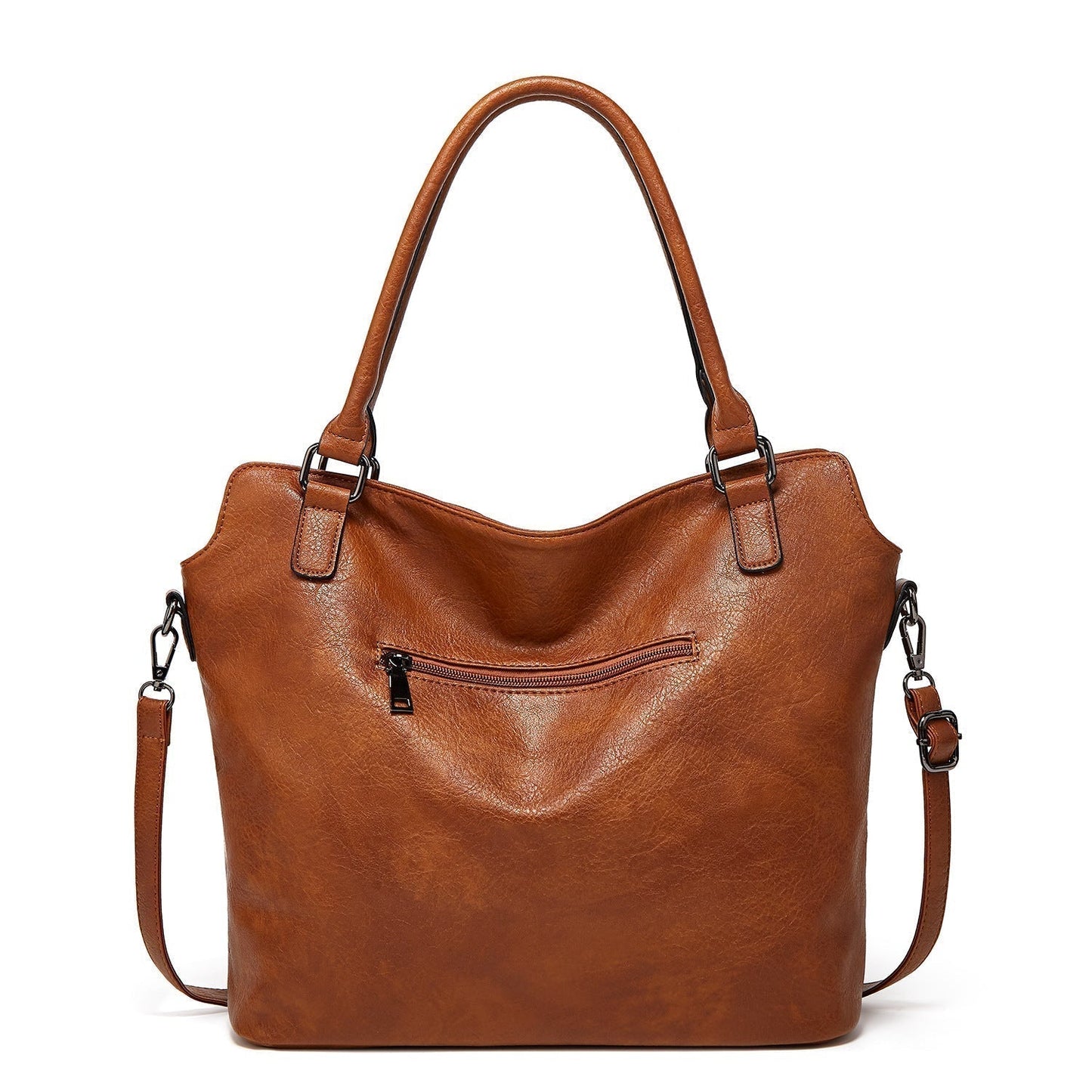 👜  50% RABATT! ✨ Kunstleder-Shopper Damen – Vielseitig, Praktische Fächer, Set mit Beutel 💼