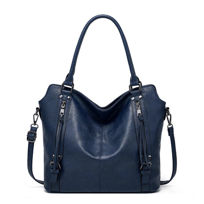 👜  50% RABATT! ✨ Kunstleder-Shopper Damen – Vielseitig, Praktische Fächer, Set mit Beutel 💼