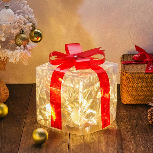 🔥While Supplies Last 40% OFF!🎄Glowing Christmas Gift Box Decorations