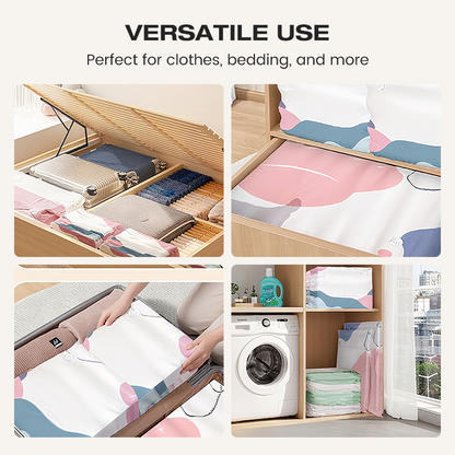 ✨🔒【Mehr kaufen, mehr geschenkt】 Pumpenlose Vakuum-Aufbewahrungsbeutel – Platz sparen in 3 Sekunden, ohne sperrige Pumpen! ✨