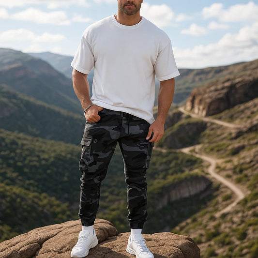 👖 Robuste taktische Arbeitshose – 💪 Strapazierfähiges Nylon-Baumwollgewebe | 🔧 Mit zahlreichen Taschen | 🌲 Für Outdoor-Aktivitäten und die Arbeit geeignet