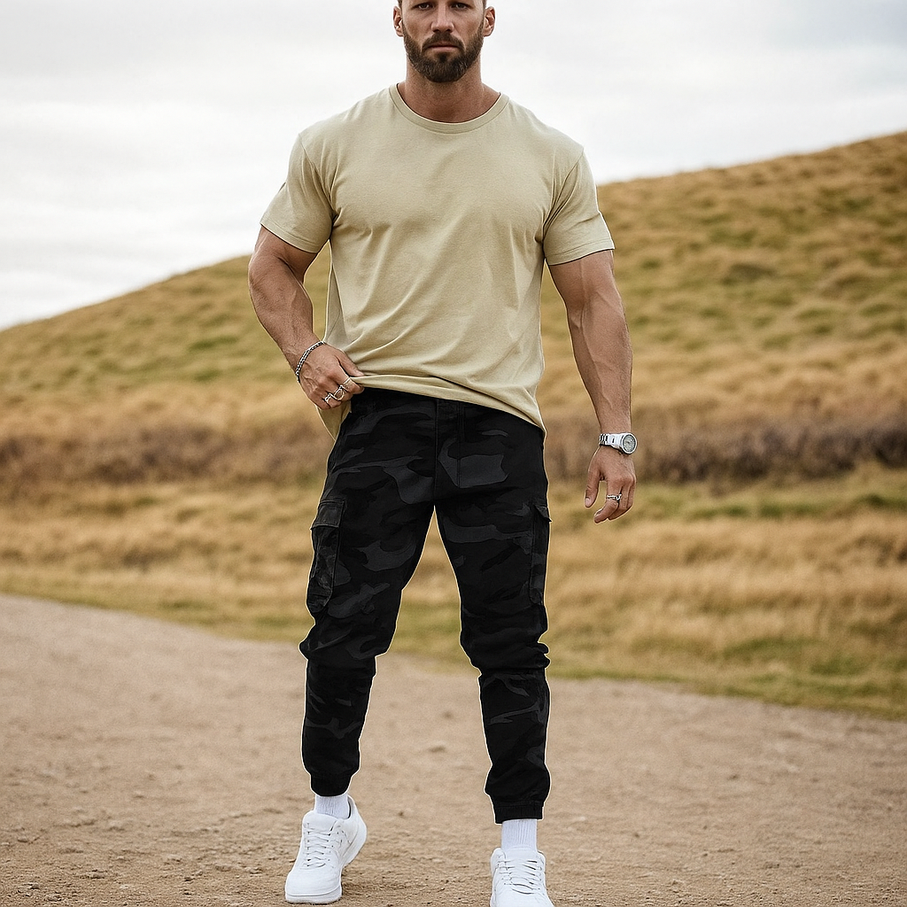 👖 Robuste taktische Arbeitshose – 💪 Strapazierfähiges Nylon-Baumwollgewebe | 🔧 Mit zahlreichen Taschen | 🌲 Für Outdoor-Aktivitäten und die Arbeit geeignet