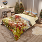 🎄 50% OFF NOW! ✨ Festive Christmas 3-Piece Duvet Cover Set - Soft Brushed Polyester with Holiday Patterns for Cozy Seasonal Decor 🛏️❤️