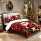 🎄 50% OFF NOW! ✨ Festive Christmas 3-Piece Duvet Cover Set - Soft Brushed Polyester with Holiday Patterns for Cozy Seasonal Decor 🛏️❤️