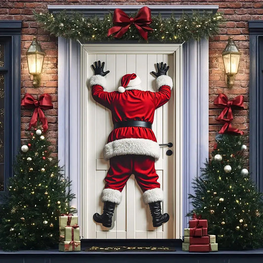 🔥While Supplies Last 40% OFF!🎉🎅🏻Christmas Door Backdrop Decoration Banner