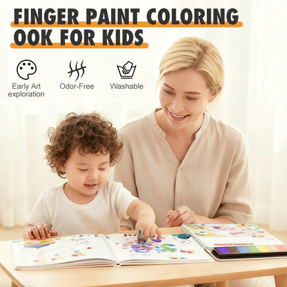 🔥While Supplies Last 40% OFF!🎉 Finger Paint Coloring Book for Kids