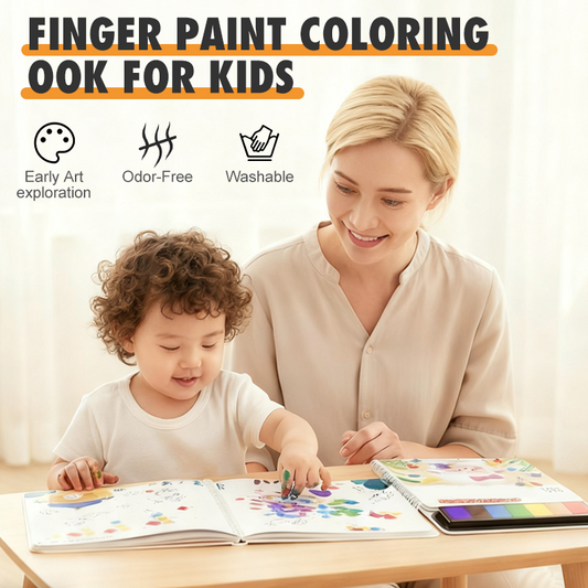 🔥While Supplies Last 40% OFF!🎉 Finger Paint Coloring Book for Kids