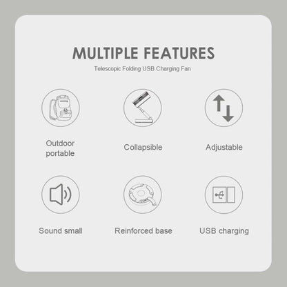 ⏰ 50 % RABATT – Nur für kurze Zeit ✨Faltbarer USB-Ventilator ✨ Ausziehbar, Leise & Ideal für Zuhause, Büro und Outdoor