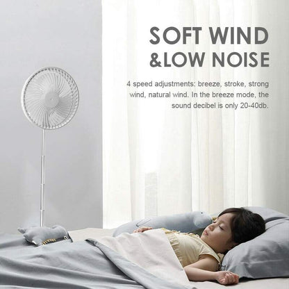 ⏰ 50 % RABATT – Nur für kurze Zeit ✨Faltbarer USB-Ventilator ✨ Ausziehbar, Leise & Ideal für Zuhause, Büro und Outdoor