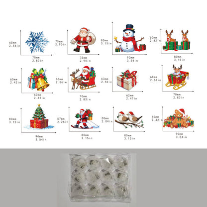 ⏰Lichtgevende Kerst Muurstickers Set