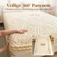 🛏️ Bespaar 50%! ✨ 360° Pluche Gebreid Hoeslaken – Rondom elastisch & heerlijk zacht ✨